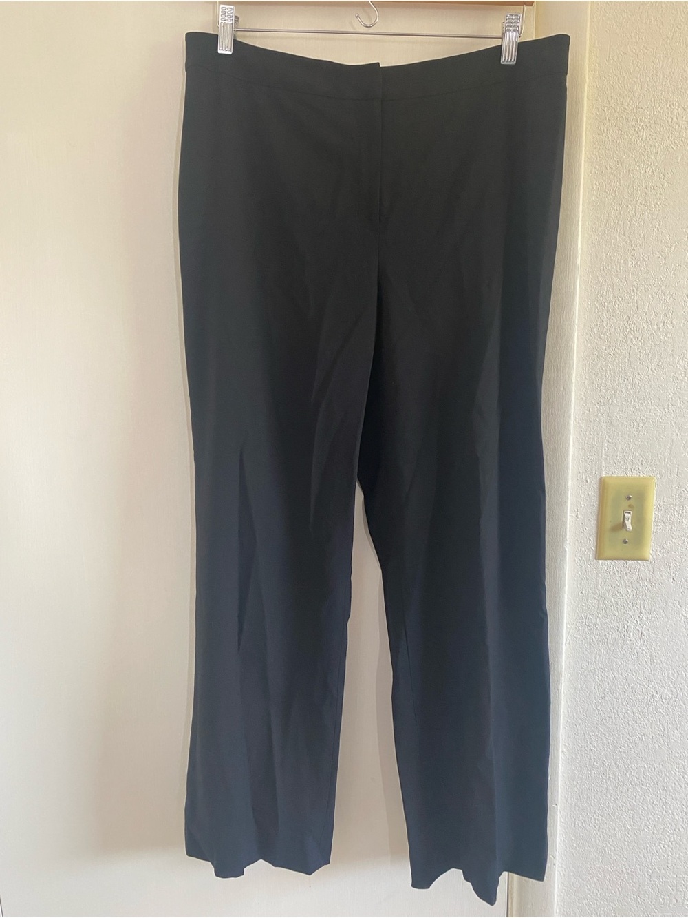 Lafayette 148 New York Size 14 Black Wool Blend Career Dress Pants Women‎